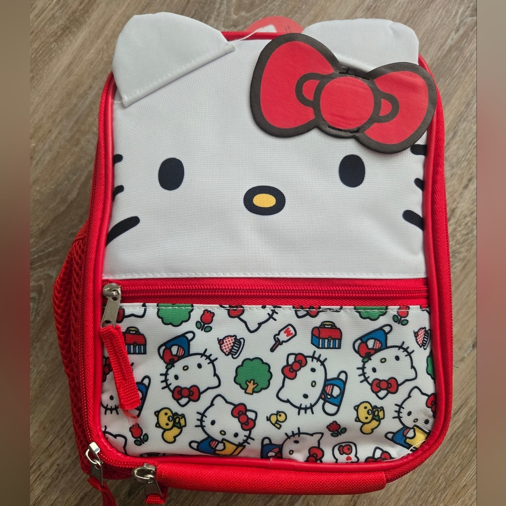 Hello Kitty Red and White Lunch bag NWY